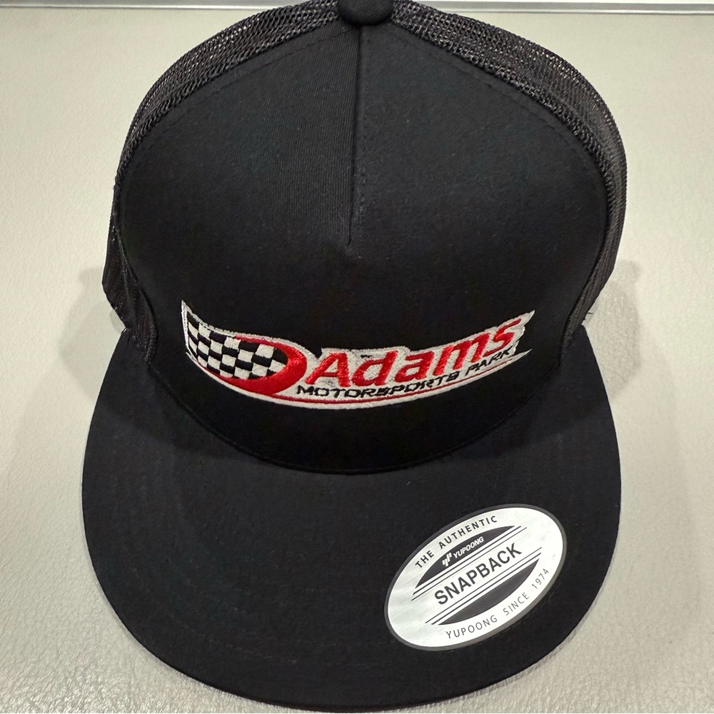 Adams Motorsports Park Driver Baseball-Style Cap & Bag | Adjustable Snap Back